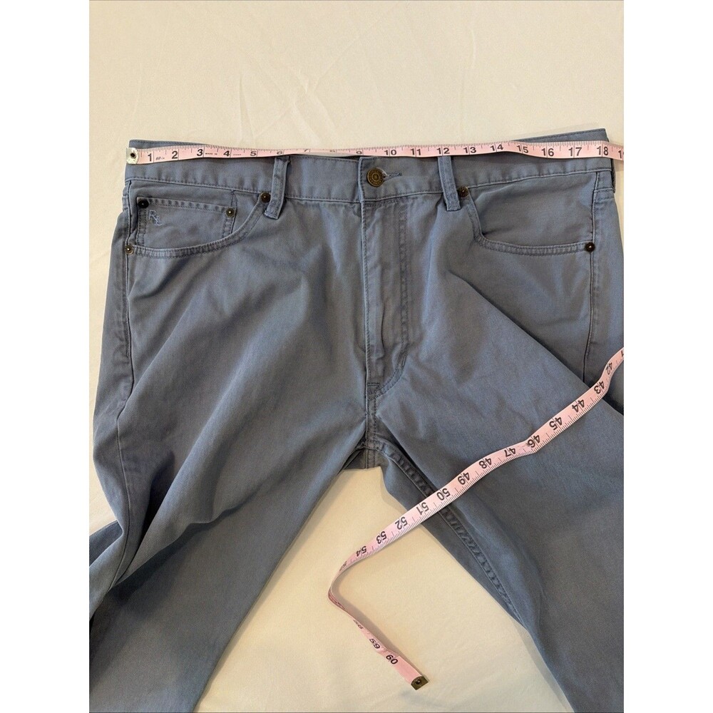 Polo Ralph Lauren Mens 650 Straight Leg Chino Slate Blue Gray Cotton Pants 36x32 - Picture 11 of 16
